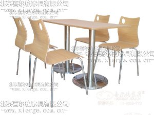 快餐桌椅_6086